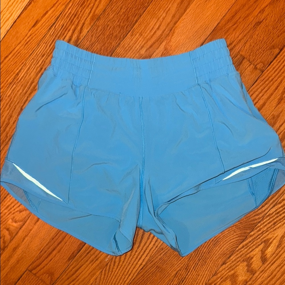 Lululemon Athletica Blue Athletic Shorts with Breathable Design